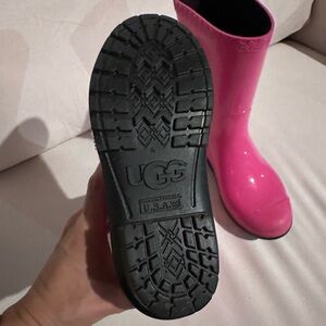 UGG Kids Fuchsia Rain Boots